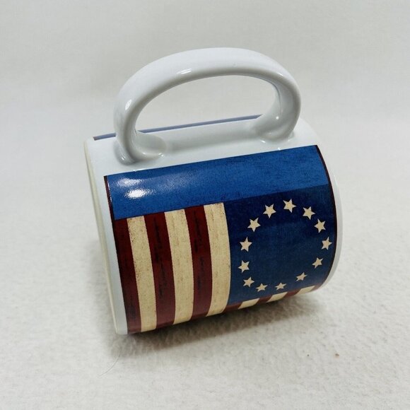 Spirit Of Flag Mug Brandon House Warren Kimble Sakura US USA America Patriot - Picture 4 of 10